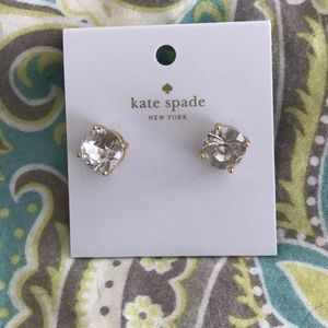 Clear stone Kate Spade earrings